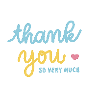Happy Thank You So Much Sticker