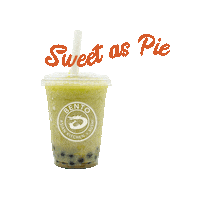 Bubble Tea Drink Sticker by BENTO Asian Kitchen + Sushi