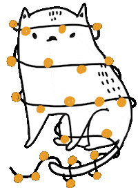 Excited Cat Sticker by MAJASBOK