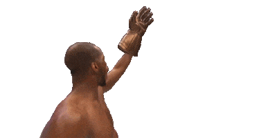 infinity gauntlet mma Sticker by Michael Page