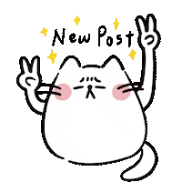 Cat Cartoon Sticker