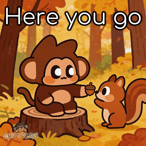 Take It For You GIF by Chimpers