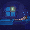 WeltenwandlerDesignagenturGmbH animation night sleep motion GIF