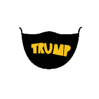Trump Mask Sticker by brigitta martiana