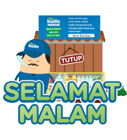 sleepy good night Sticker by Kudo Indonesia