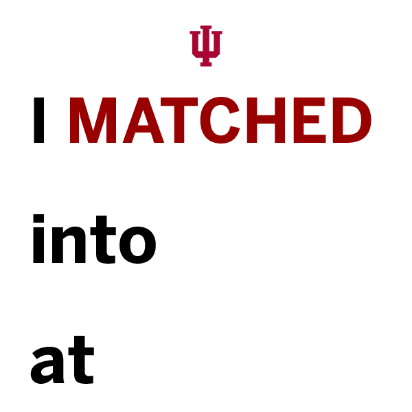 IUSchoolofMedicine giphyupload matchday2021 iusm iusm2021 Sticker