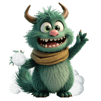Cute Monster Sticker