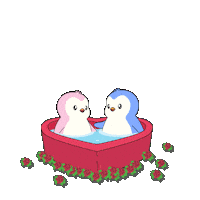 I Love You Heart Sticker by Pudgy Penguins