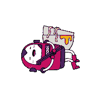 Robot Burp Sticker by IMDASG