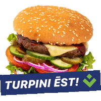 Virsi food burger tasty omnom Sticker