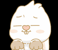 Bunny 傻眼 GIF by EVANS艾特兔