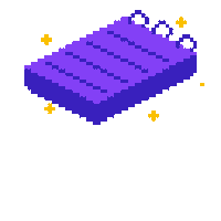 Mishooto pixel sticker retro aesthetic Sticker