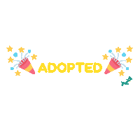 Adopted Sticker by HIT Living Foundation