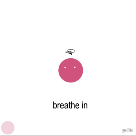 meditate breathe GIF