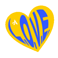 Golden Heart Love Sticker by La Madrileña