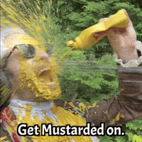 Mustard Condiment GIF