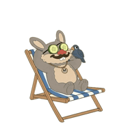 Sweating Summer Time Sticker