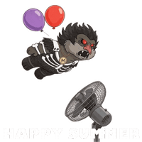 Sweating Summer Solstice Sticker