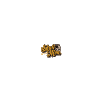 SkullMen logo hair skull men Sticker