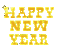 New Year Party Sticker by Neeryletters