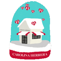 Bola De Nieve Christmas Sticker by Carolina Herrera