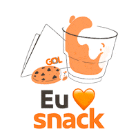 Comida Snacks Sticker by GOL Linhas Aéreas