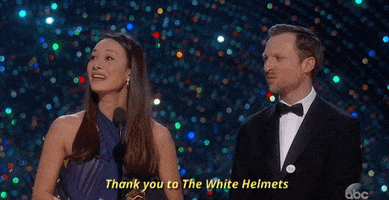 oscars 2017 thank you to the white helmets GIF by The Academy Awards
