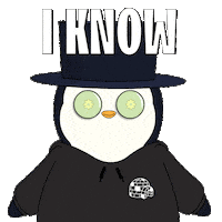 Know Sticker by Pudgy Penguins