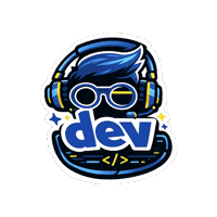bosnakdev tech glasses geek headphones Sticker