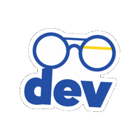 bosnakdev logo tech glasses code Sticker
