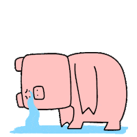Sad Art Sticker