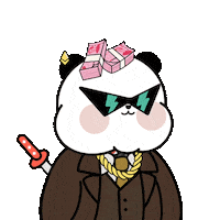 Send It Lets Go Sticker by Kanpai Pandas