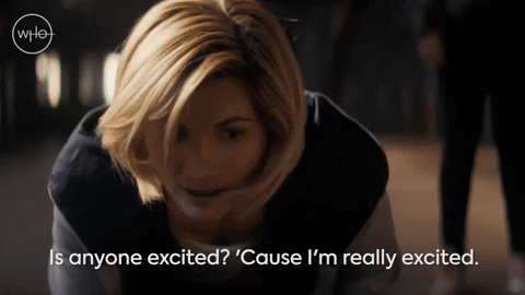 excited jodie whittaker GIF by Doctor Who