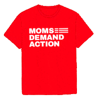 Red Shirt Volunteer Sticker by Everytown for Gun Safety