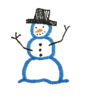 Melting Merry Christmas Sticker