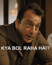 Sanjay Dutt What GIF by India