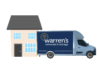 warrensremovals storage removal haulage moving home Sticker