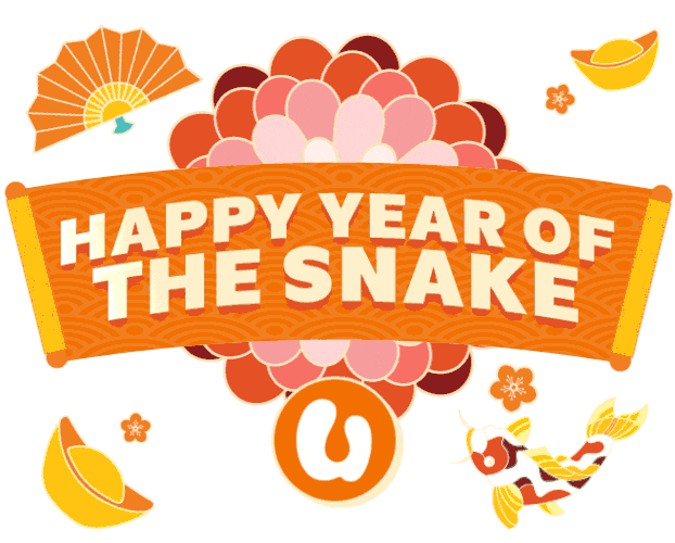恭喜发财 Chinese New Year Sticker by U Mobile