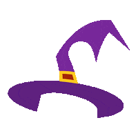 Hat Witch Sticker by BOOKR Kids