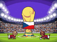 World Cup Football GIF by Abstract HotDogs