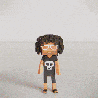 Meebits crypto good morning nft lets go GIF