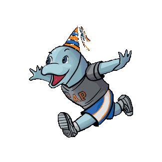 Cap Dolphin Sticker by Colegio Americano del Pacífico