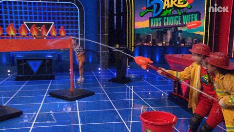 double dare fire GIF by Nickelodeon