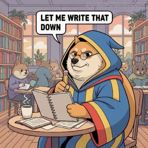 Studying Shiba Inu GIF by Doge Pound