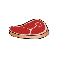 Meat Beef Sticker by getkobe