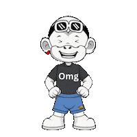 White Monkey Omg Sticker by Zhot