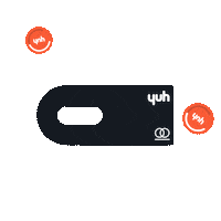yuhapp money pay credit card Mastercard Sticker