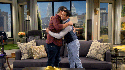 happy the odd couple GIF by CBS