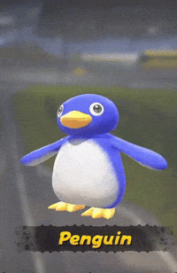 Super Mario Penguin GIF