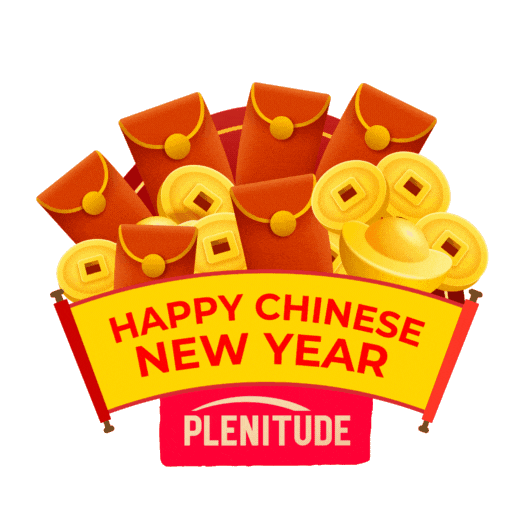 Plenitudeproperties giphyupload gold new year happy new year Sticker